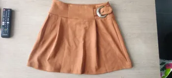 Mini jupe camel
