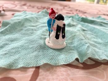 Village de Noël figurines ski