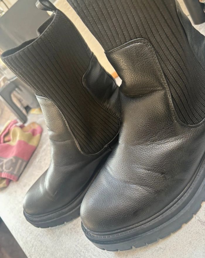 Bottines noirs femme taille 40 - photo numéro 2