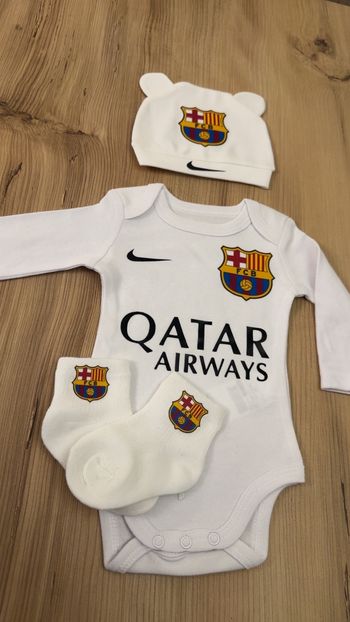 Ensemble bébé FCB Barcelone cadeau de naissance Barcelone foot