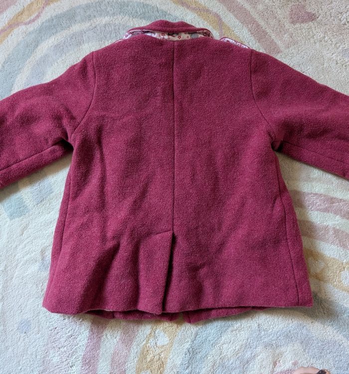 Magnifique Manteau Caban Fille Petit Bateau - 18 Mois (81 cm) - Neuf - photo numéro 2