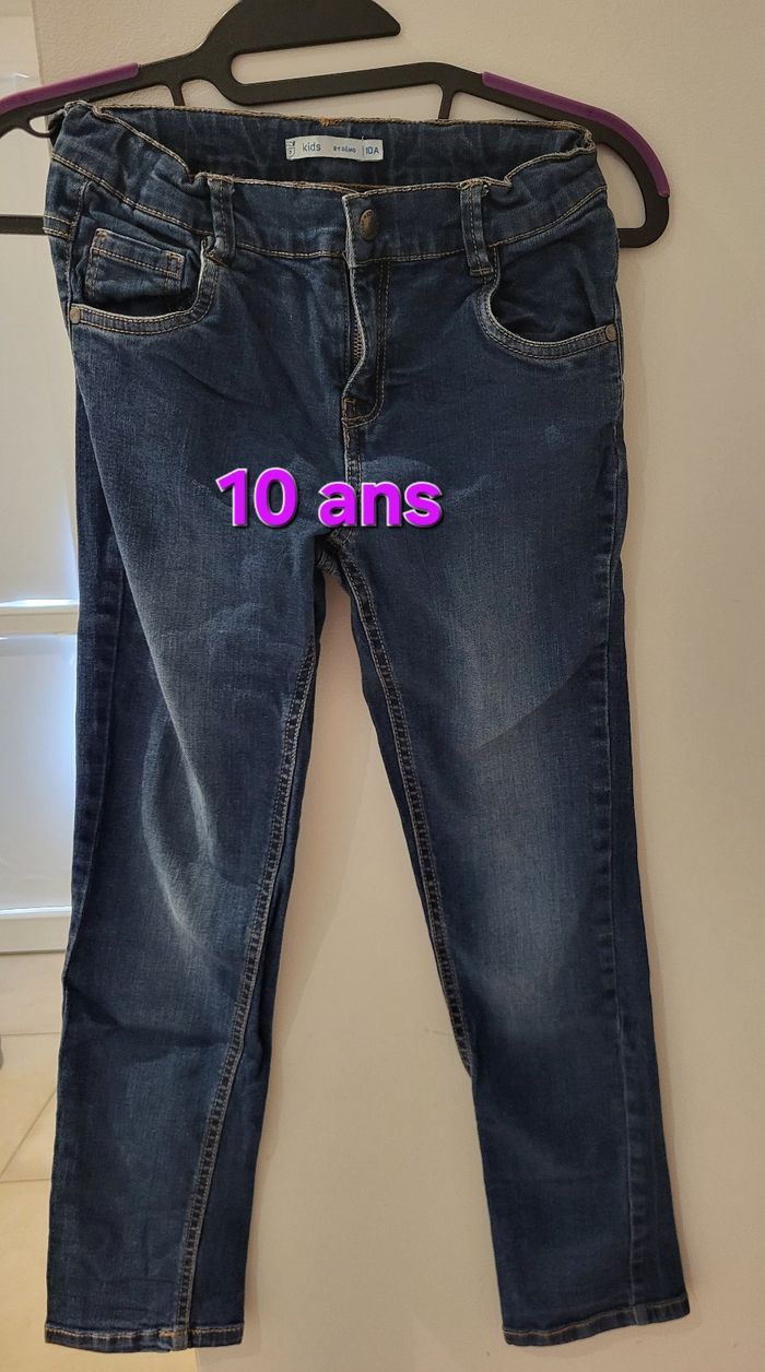 Jeans fille 10 ans Gémo