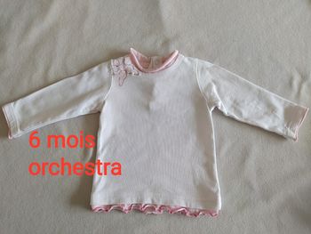 T -shirt manches longues 6 mois Orchestra