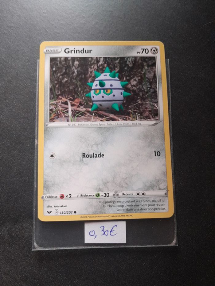 Carte Pokémon Grindur 130/202