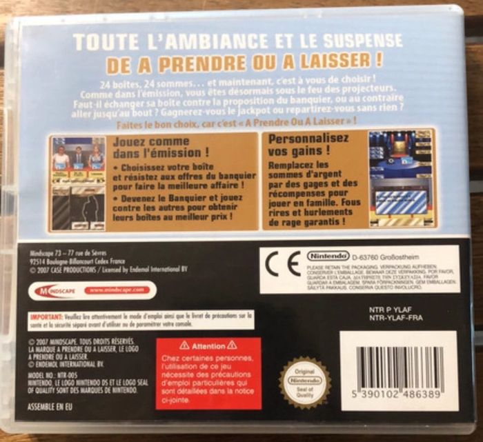 Jeu ds à prendre où à laisser - photo numéro 2