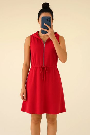 Robe Charles Victor – Rouge – Taille XS – Bon état