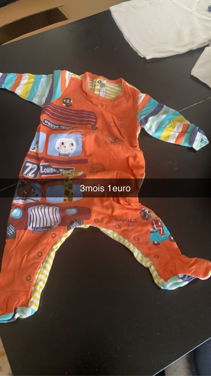 Vente vêtements bébé garçon - photo numéro 2