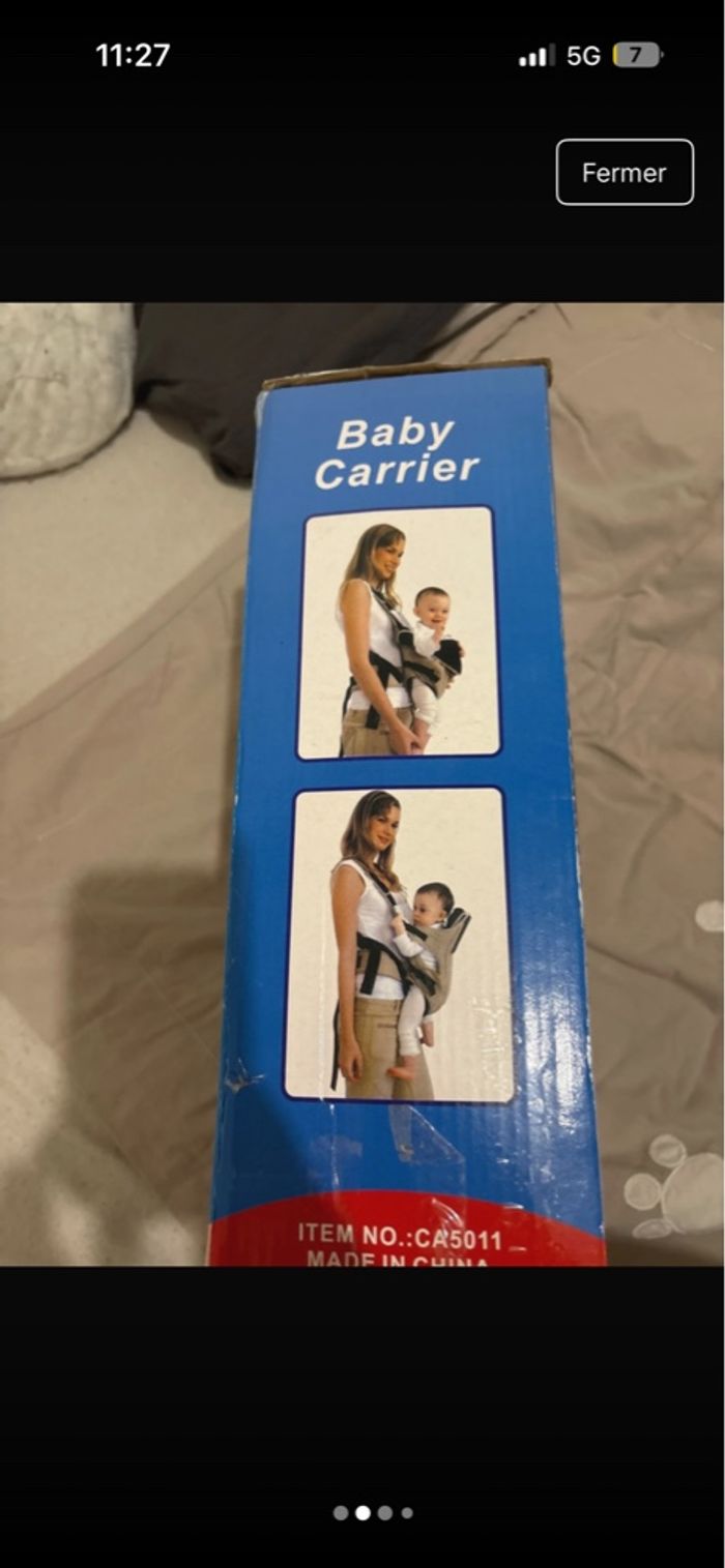 Porte bebe - photo numéro 2
