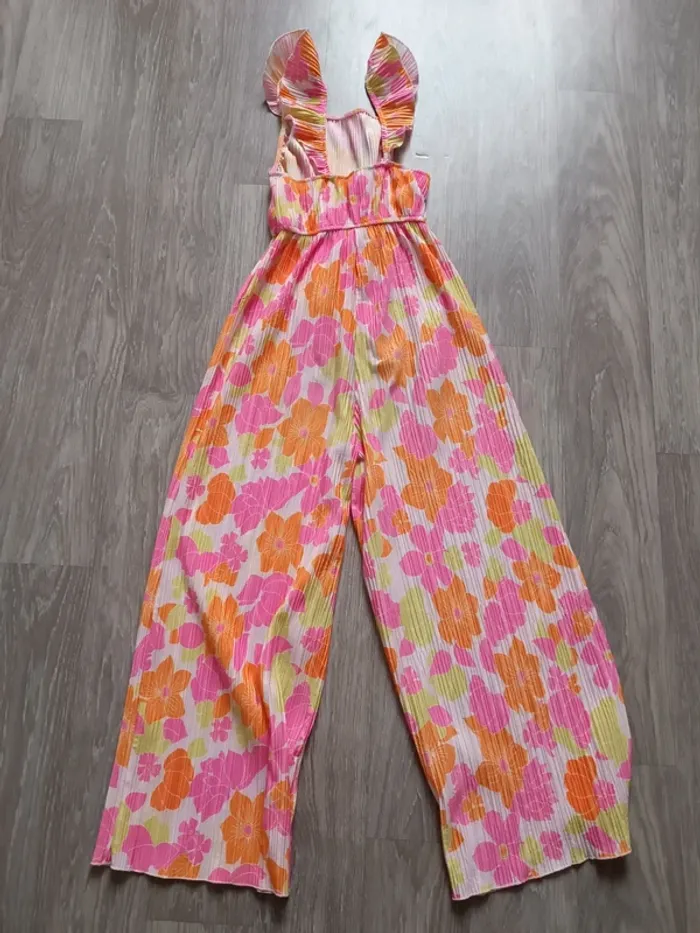 Combinaison fluide fleuries Zara 10 ans - photo numéro 2