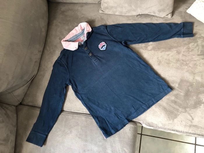 Tee shirt polo manche longue