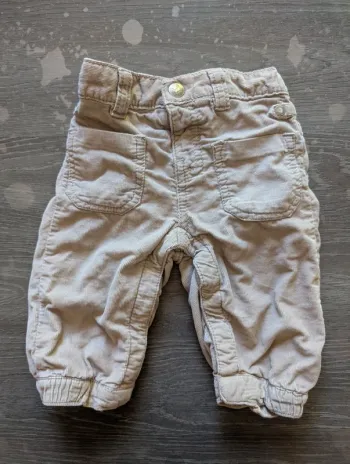 Pantalon velours doublé