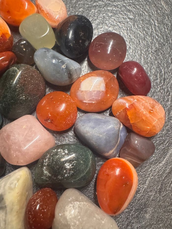 Lot de 320 g de Pierres Naturelles Polies – Collection variée – Lithothérapie & décoration - photo numéro 5