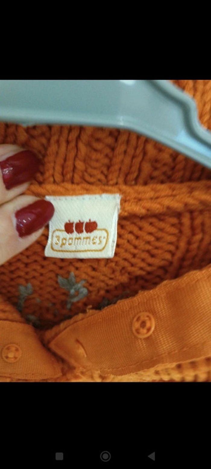 Pull 2 ans 3 pommes - photo numéro 4