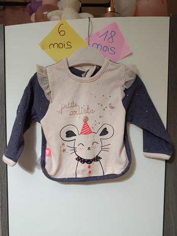Tablier Petit Beguin 6/18 mois 