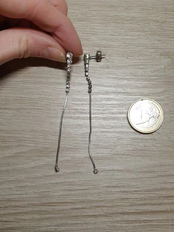 Magnifiques b o fines vintage longues strass chic