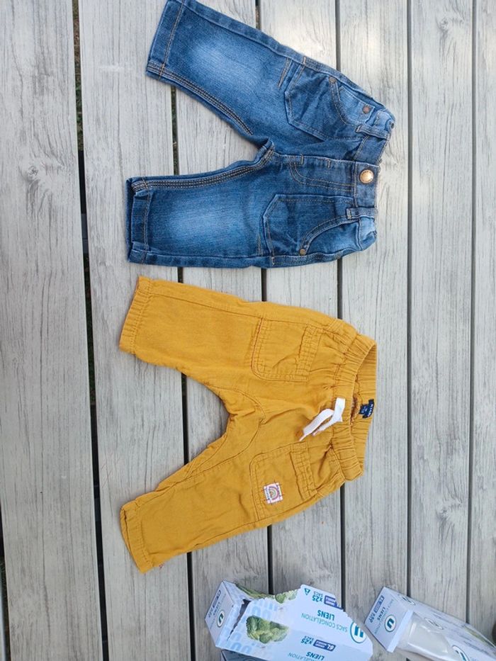 2 pantalons 3 mois garçon