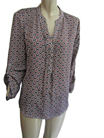 blouse  tunique  chemise en tissu fluide  marque it hippir taille indiquée S = 36/38