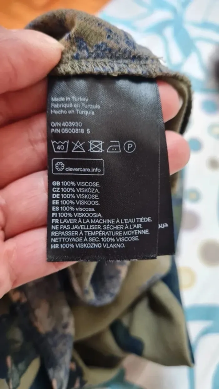 Top kaki femme H&M T38/40 - photo numéro 12