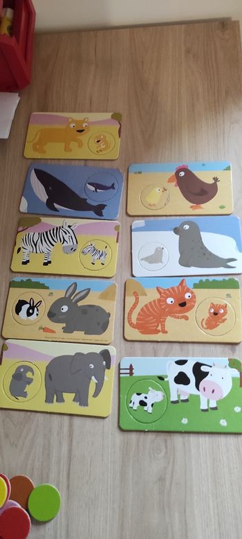 Jeu mamans et bébés