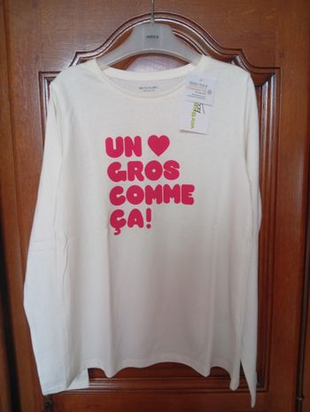 T-shirt Vertbaudet 12ans neuf avec étiquette