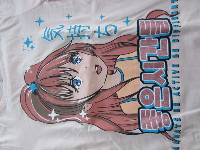T-shirt fille style Manga Kiabi 12 ans - photo numéro 2