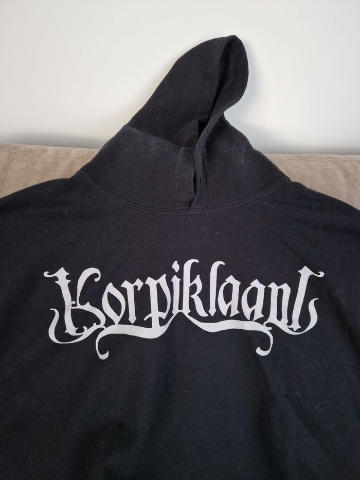 Sweat homme noir avec inscription blanche, Gildan - photo numéro 7