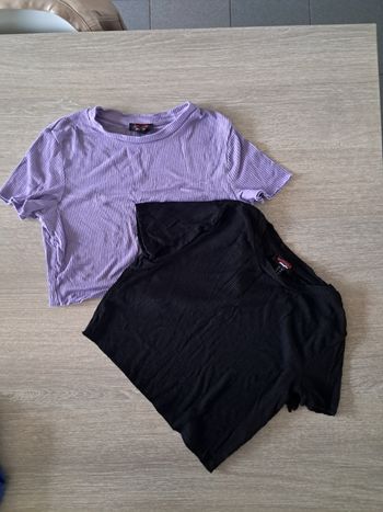 Lot de 2 crop top taille M