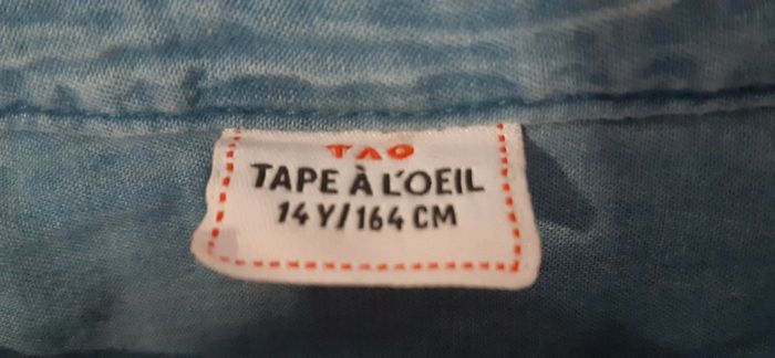 Tunique en jean Tap à l'oeil 14 ans - photo numéro 3