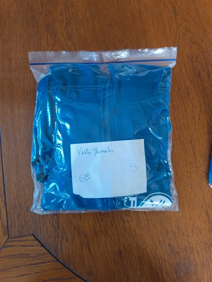 Veste bleue à capuche Yamaha S - photo numéro 6