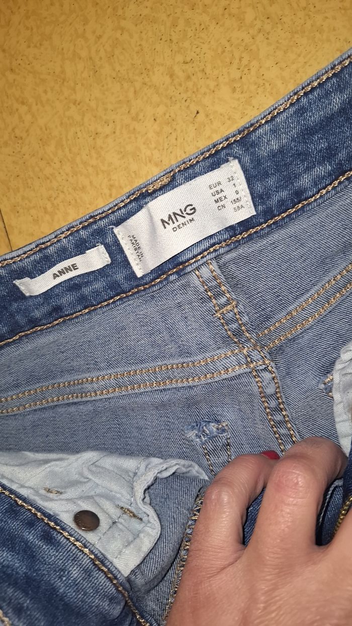 Lot 3 jeans taille 34 xs - photo numéro 5