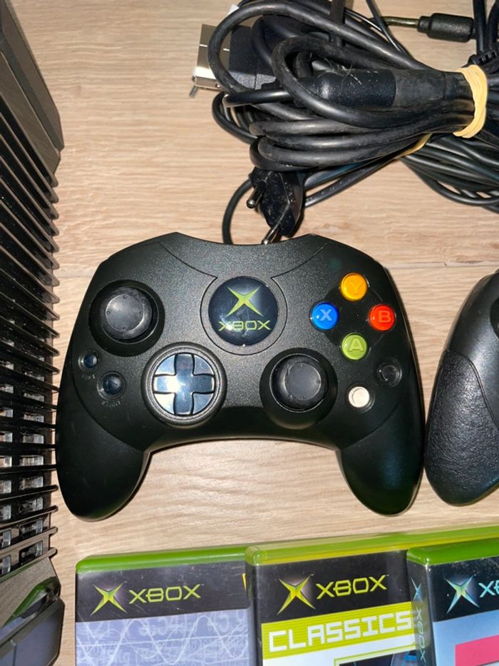 Console Xbox 1ere Gen. Fonctionnelle complète + 4 Jeux PAL Microsoft 2002 - photo numéro 4