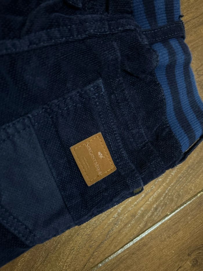 Pantalon velours bleu marine sergent major 3 ans - photo numéro 7