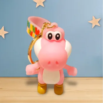 Magnifique Yoshi porte clé rose 🩷