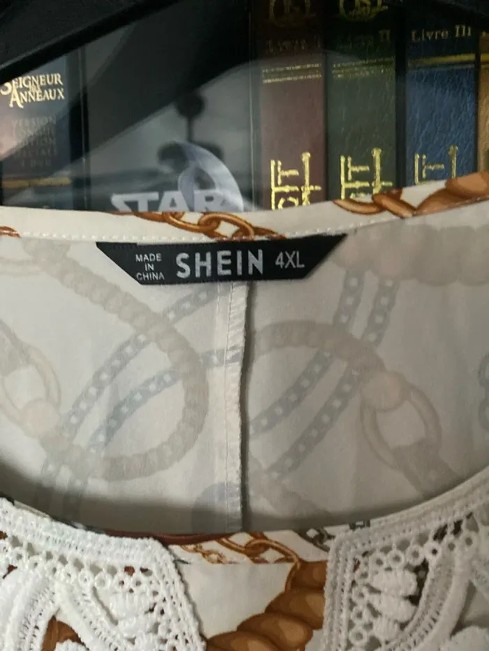 superbe tunique SHEIN 4 xl écru - photo numéro 3