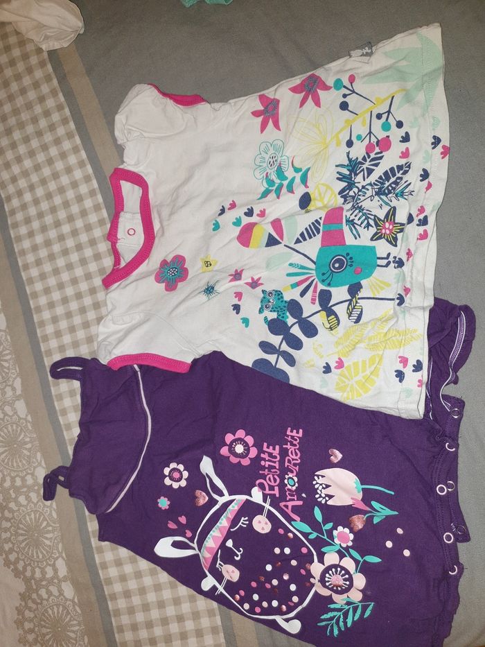 Lot taille t shirt + combi