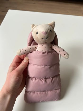 Snuggler cat / chat dans un sac de couchage jellycat
