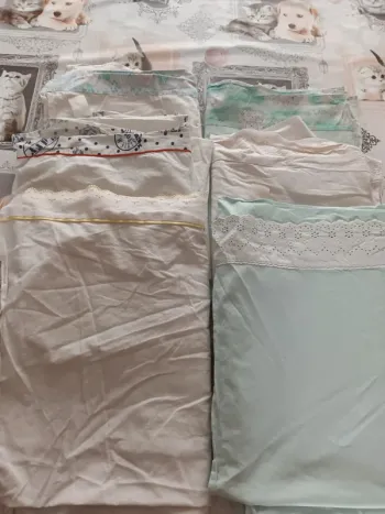 Lot de 6 draps bébé
