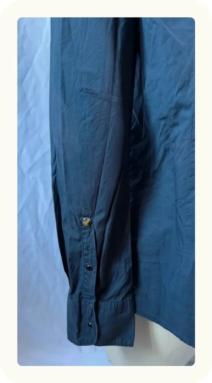 Chemise manches longues bleue homme Chevignon Taille L - photo numéro 4