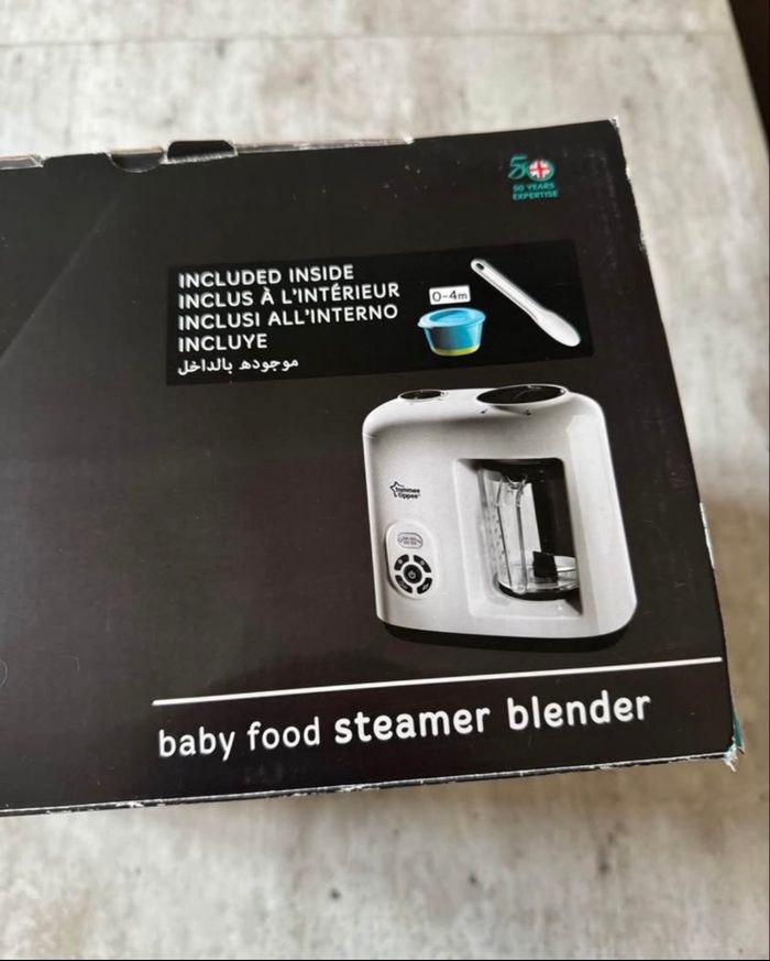 Robot cuiseur mixeur vapeur pour bébé tommee tippee - photo numéro 3