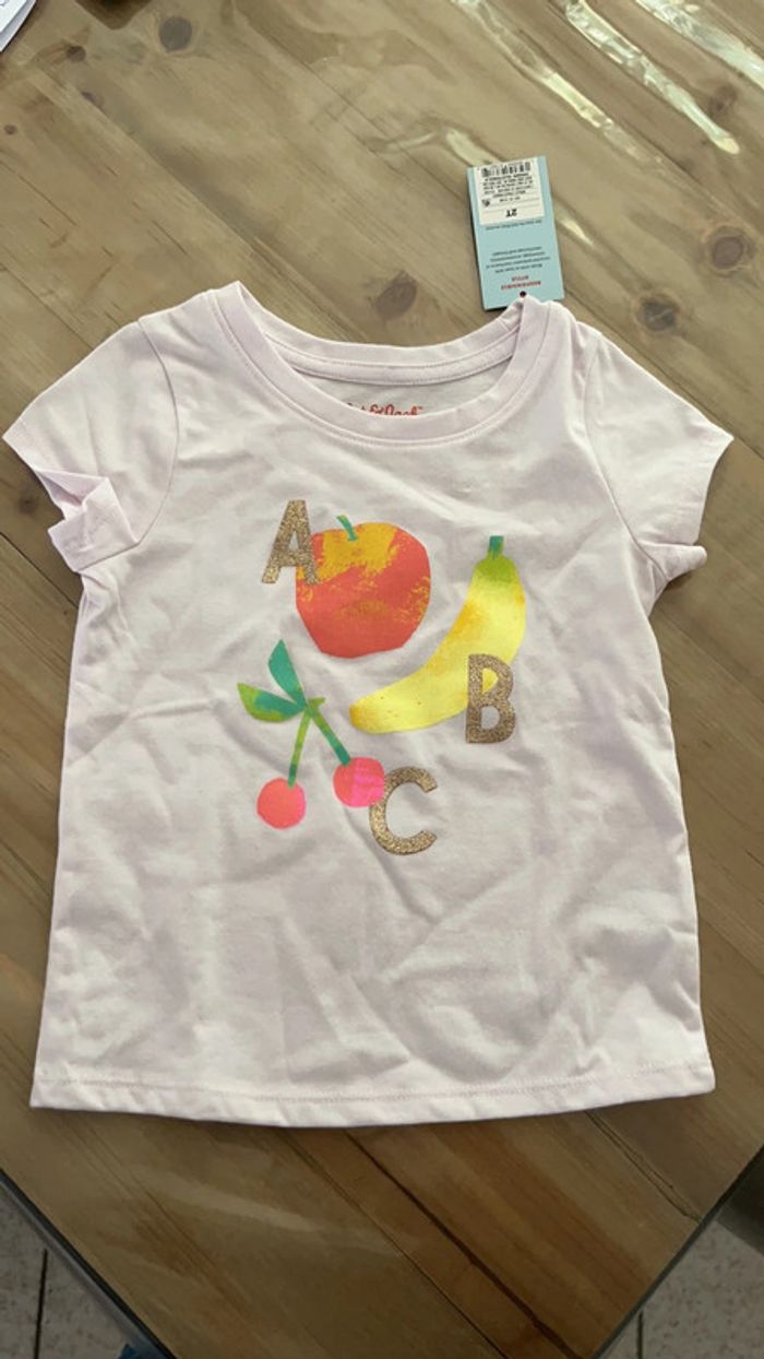 T shirt cat and jack 2 ans