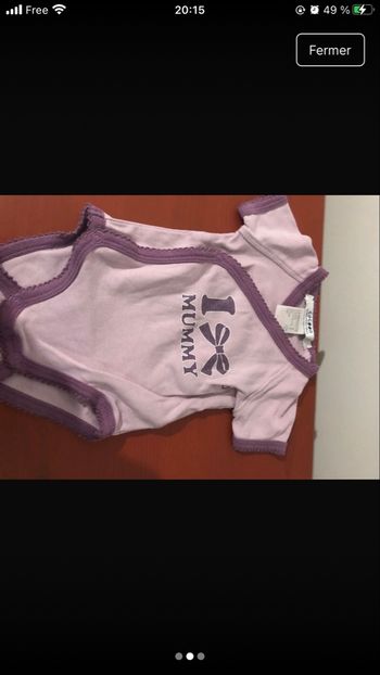 Lot de 4 boddie manche courte 