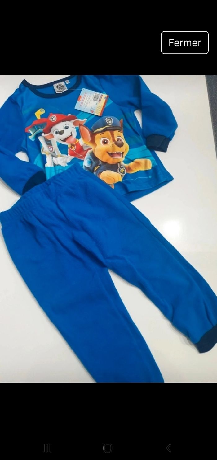 Pyjama polaire paw patrol