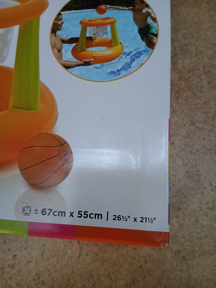 Panier de basket gonflable pour piscine - photo numéro 2