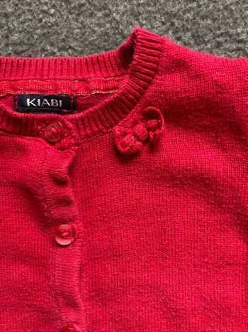 Gilet de coton rose fushia 3 mois Kiabi