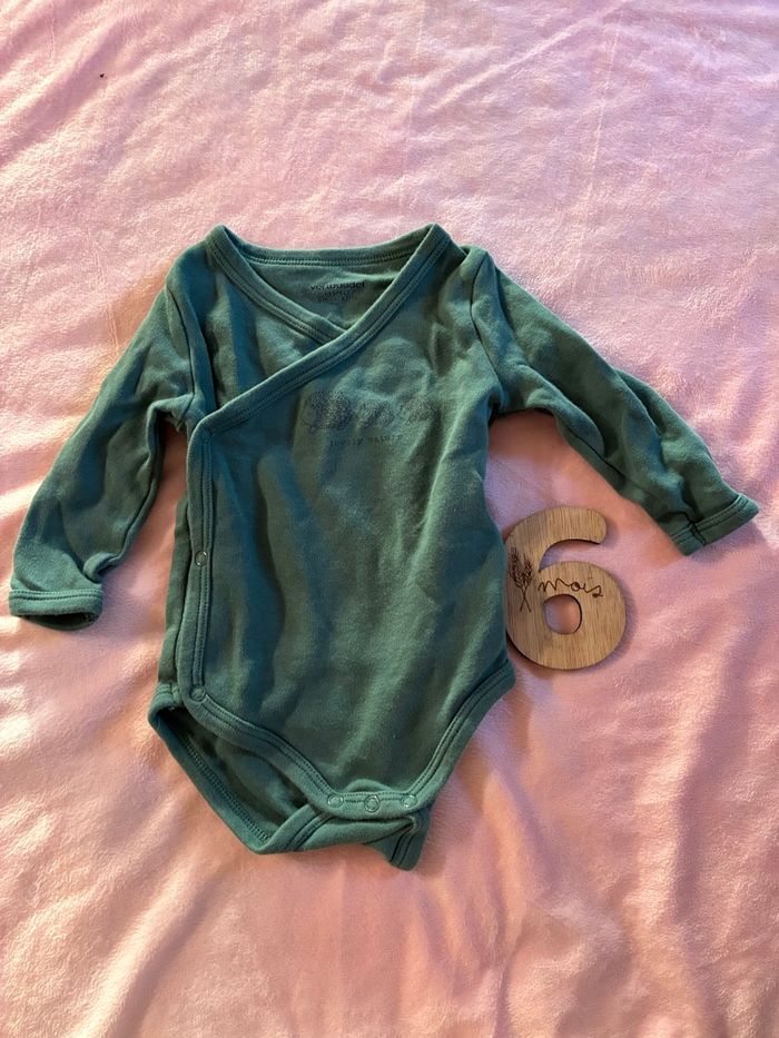 Lot bodies manches longues 6 mois - photo numéro 3