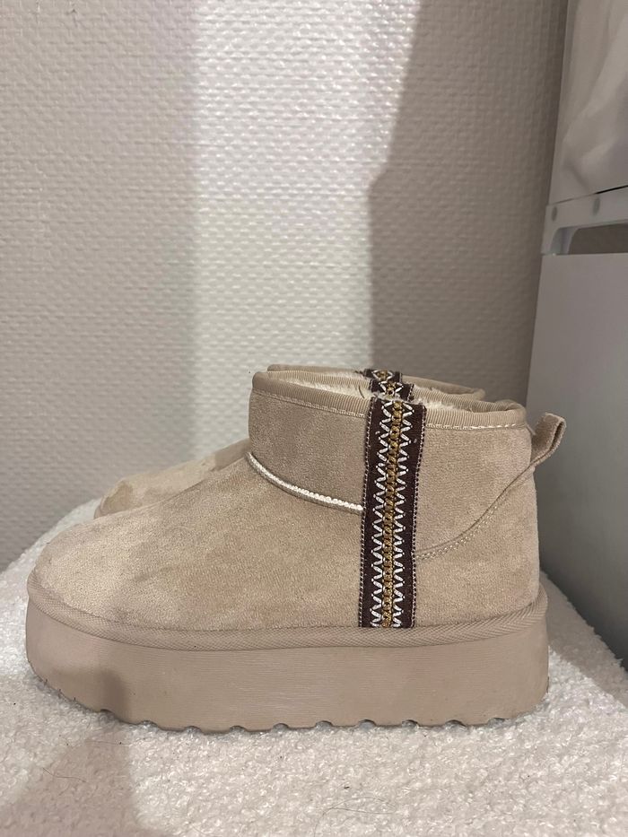 Bottes Beige Fourrure