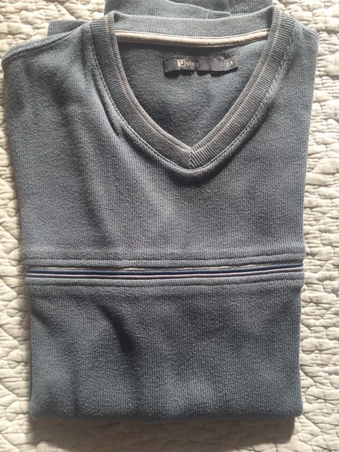 Sweat bleu gris Jules taille M - photo numéro 2