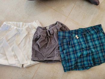 Lot de 3 shorts hiver 4 ans
