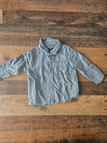 Chemise avec nœud papillon bébé garçon 18mois