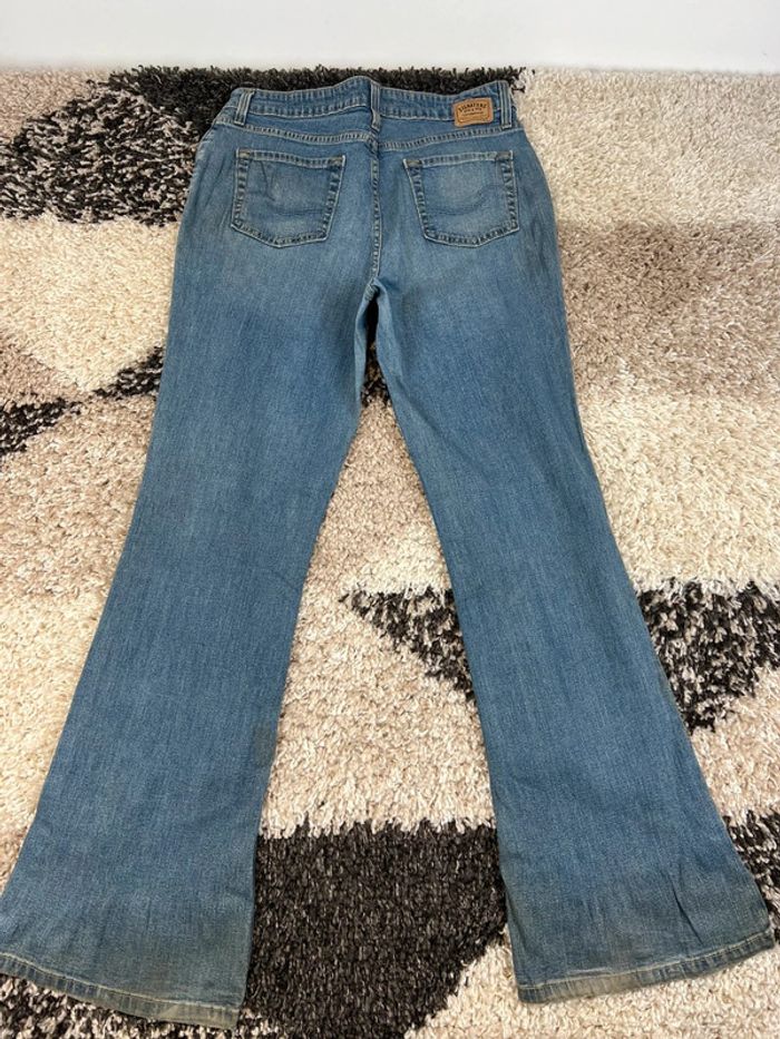 Jean Levis évasé pattes d’éléphant At Waist Bootcut bleu taille 12 / L - photo numéro 4